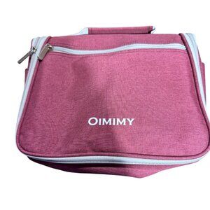 Oimimy Travel Makeup Bag Multiple Pockets & Hanging Hook 10" L x 4" W x 9" H